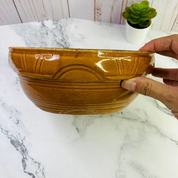 Watt Pottery Arcs Arches Casserole Dish 8.5" Ovenware Farmhouse - Picture 7 of 8